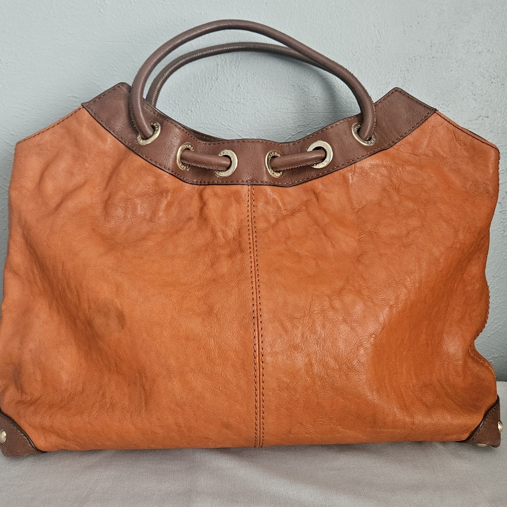 Michael Kors Large Ring Tote - Burnt Orange - Picture 2 of 9